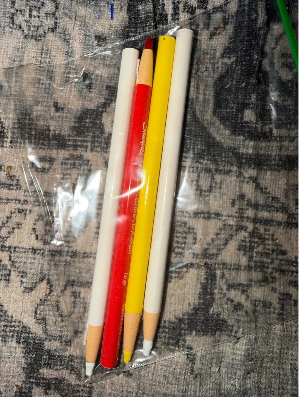 Sharpie Peel-Off China Markers Wax Grease Pencils Set of 4